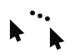 Crystal Dark: Storm Cursors preview