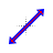Red and blue diagnoal resize 1 cursor