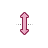 Vertical resize cursor