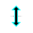 Vertical resize cursor