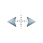 Horizontal resize cursor
