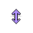 Vertical resize cursor