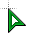 Green click cursor