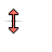 Vertical resize cursor
