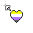 pride (nonbinary) cursor
