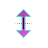Vertical resize cursor