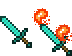 Minecraft Diamond swords Cursors preview