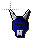 Blue H'ween Mask cursor