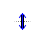 Vertical resize cursor