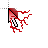 Shaded-Red-Lightning-Mouse Pointer- cursor