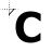 C cursor