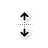 Vertical resize cursor