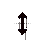 Vertical resize cursor