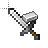 iron sword with iron ingot spinning cursor
