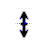 Vertical resize cursor