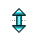 Vertical resize cursor