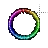 rainbow circle cursor cursor