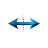 Horizontal resize cursor