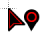 Red Inline location cursor