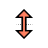 Vertical resize cursor