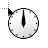 Clock mouse cursor