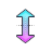 Vertical resize cursor
