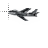 F 86 Sabre Black and white cursor