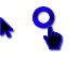 Windows 7 Portal Blue-Purple Edit Cursors preview