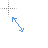 blue windows 95 diagonal resize 1 cursor