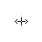 Horizontal resize cursor