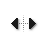 Horizontal resize cursor