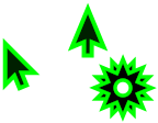 LLX Green Cursors preview