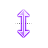 Vertical resize cursor