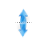 Vertical resize cursor