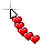 Hearts Red cursor