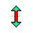 Vertical resize cursor