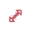 DR 2 Red Origami cursor