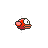 Red flappy bird cursor