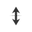 Vertical resize cursor