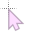 Large Pink C cursor