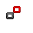 Stylus Diagonal Resize 2 Crimson cursor