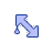 dripping- diagonal L cursor