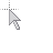 Sliver mouse pointer cursor