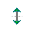 Vertical resize cursor