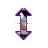 Vertical resize cursor