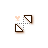 Diagonal Resize 2 orange cursor