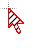 rainbow outline white cursor