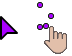 Metro X3 Bold Violet Cursors preview