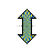 Vertical resize cursor