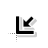 Crop Down-Left v3 (Black) cursor